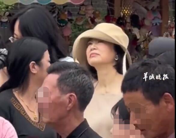 林青霞现身江西会昌戏剧小镇 低调看表演